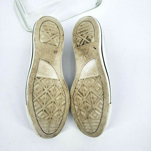 Converse Chuck Taylor Sneakers Gold White Low Tops - Picture 8 of 8